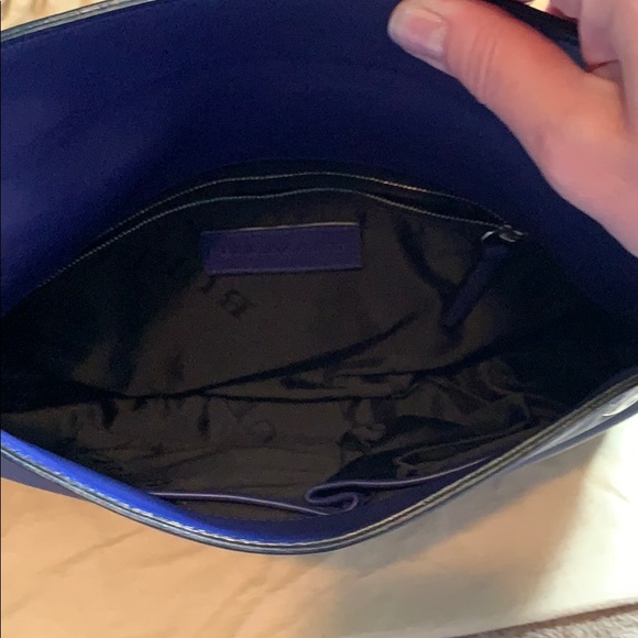 BURBERRY Lapis Blue Brit Rhythm Med. Dalston Hobo - Picture 7 of 10